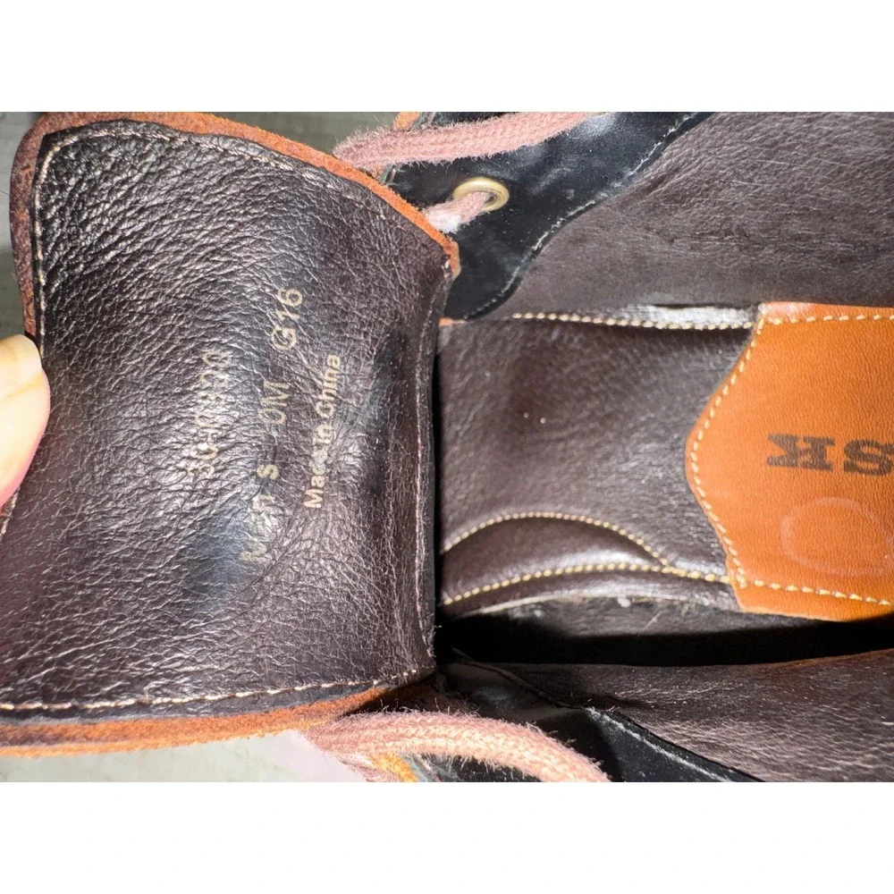 Trask Mens Brown Suede Wingtip Chukka Boots Lace Up Brogue Size 10M